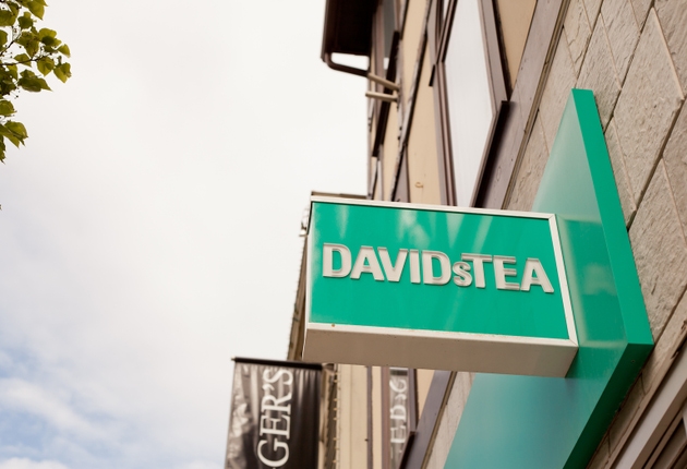 Davids Tea Store Sign