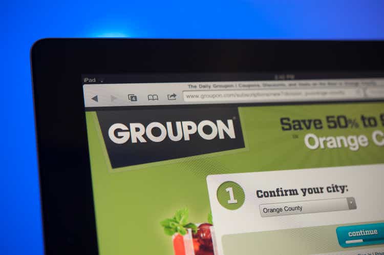 Groupon website