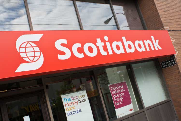 Scotiabank Logo on an Exterior Sign