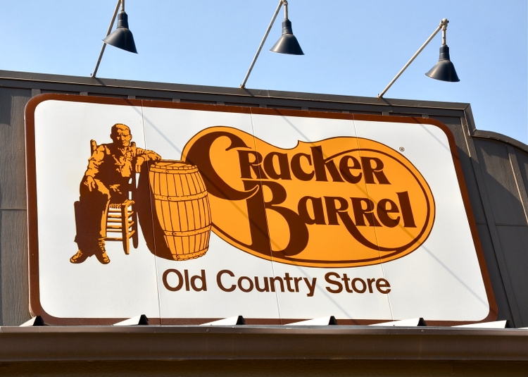 Cracker Barrel sign