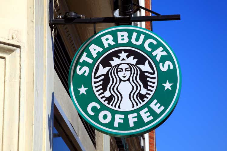 Starbucks Coffee Logo Sign