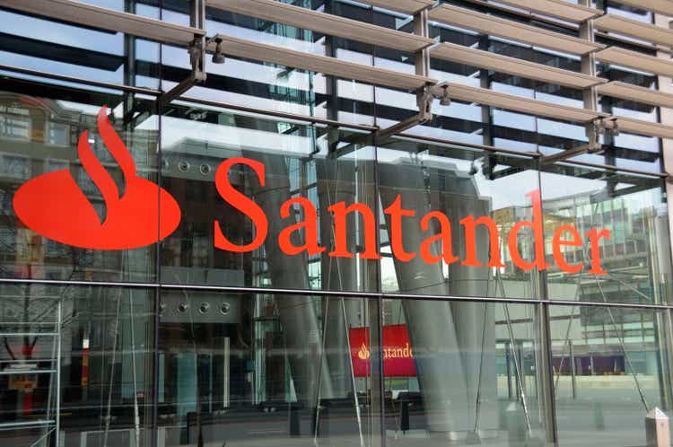 Santander Bank Sign