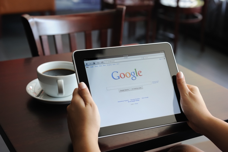 Google on iPad