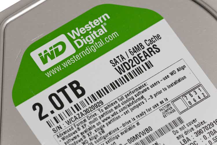 Label of a 2 TB Hard Disk Drive