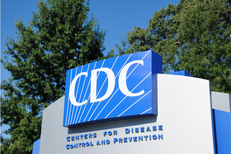 Centers for disease control and prevention sign