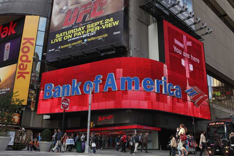 Bank of America Times Square video display