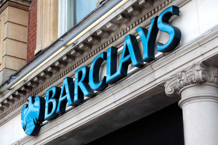 Barclays Bank sign London