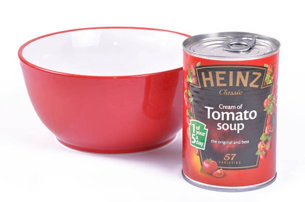 Heinz Cream of Tomato Soup and Bowl