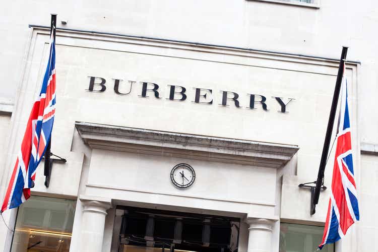 Burberry store in London