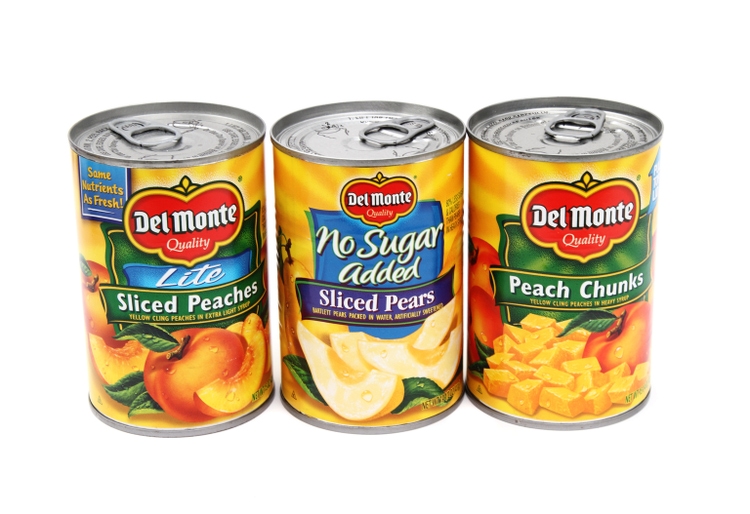 Canned fruit