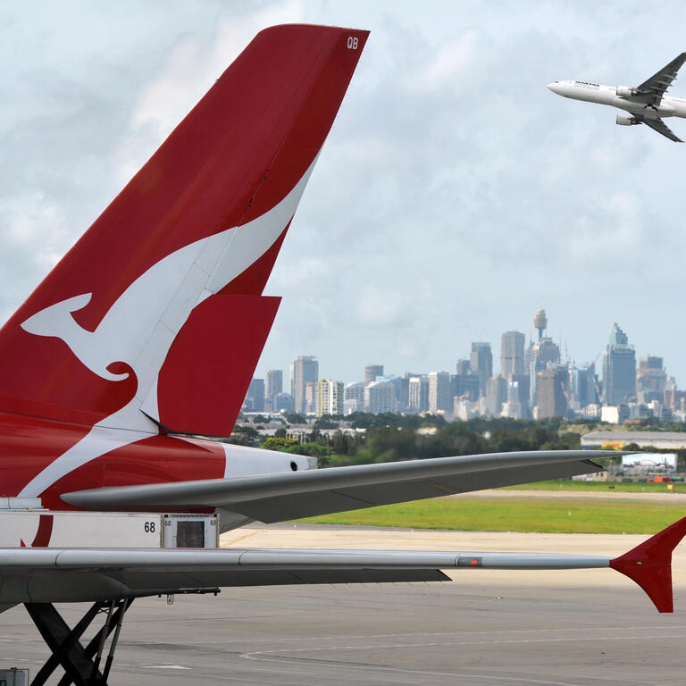 Quantas and Sydney Airport