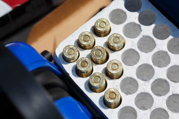 Box of Winchester 40 S&W bullets.