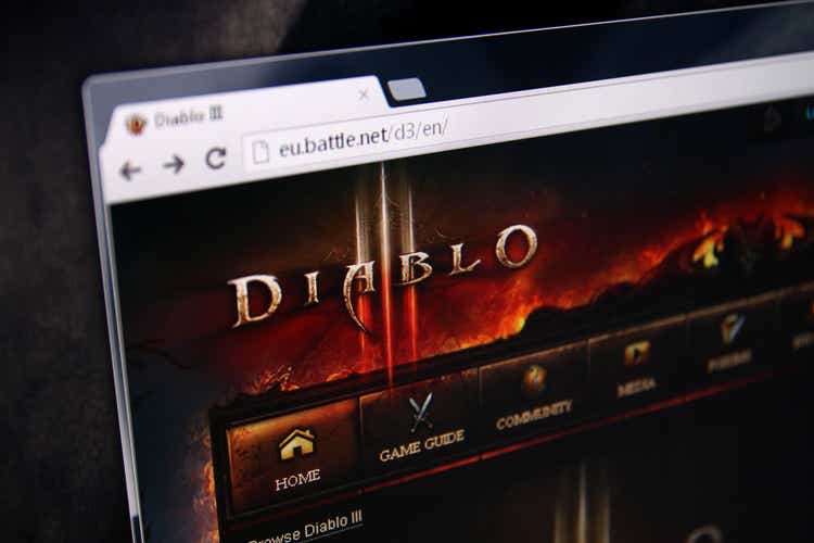 Diablo 3 homepage
