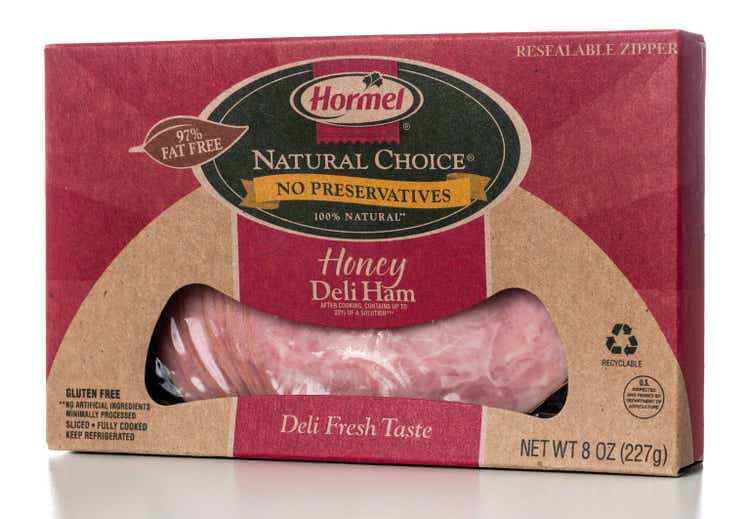 Hormel Natural Choice Honey Deli Ham package