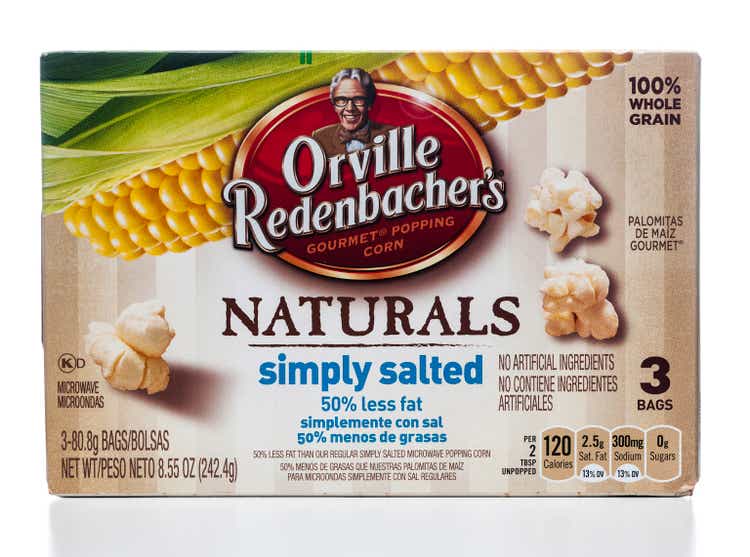 Orville Redenbacher"s Naturals gourmet pop corn