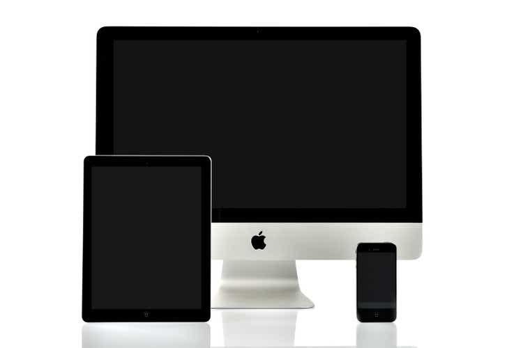 iMac, iPad and iPhone