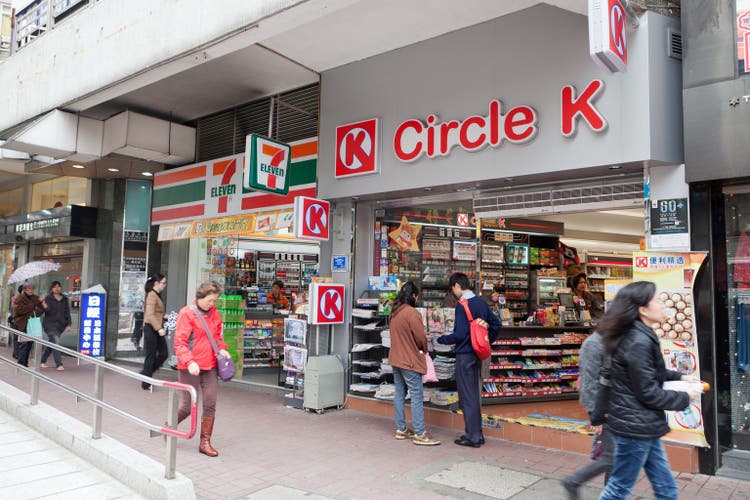 Circle K and 7-Eleven convenience stores