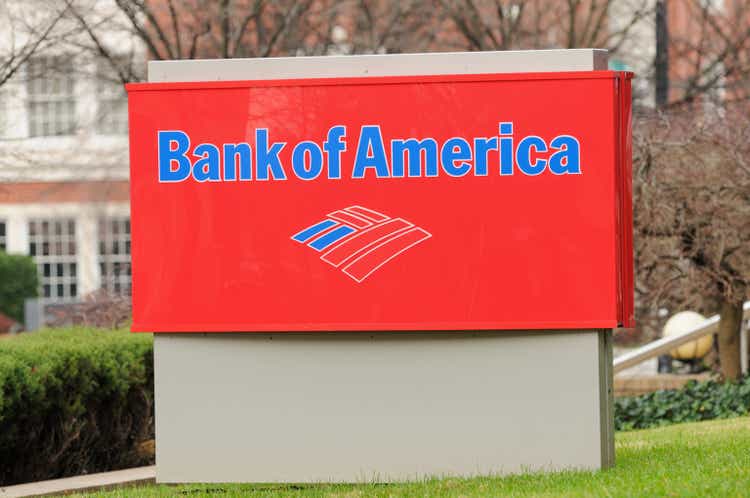 Bank of America sign