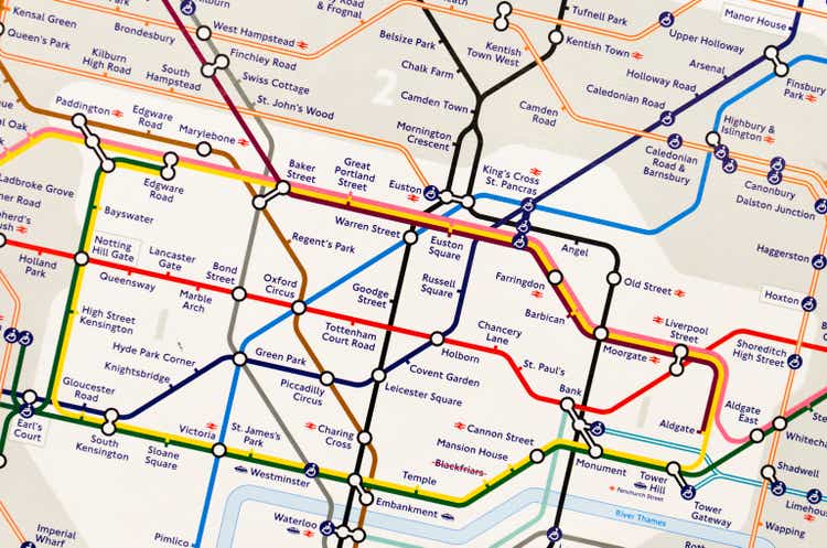Mappa della metropolitana-La stazione della metropolitana