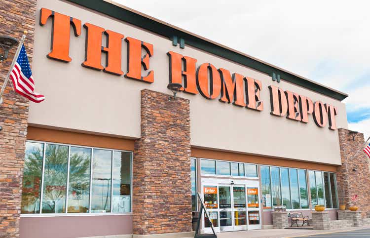The Home Depot DIY Retail Store Front with Sign
