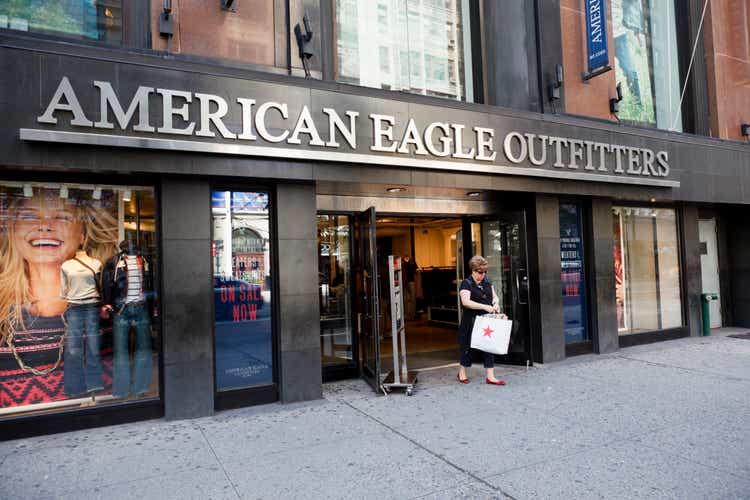 American Eagle's Aerie's Sales up 21%