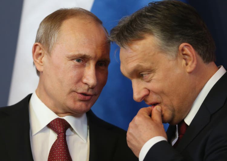 Vladimir Putin Visits Hungary