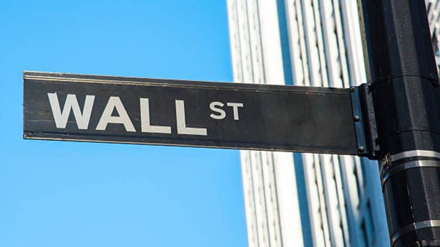 Wall Street Sign in New York USA