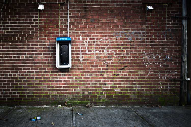 Grunge Wall and Payphone