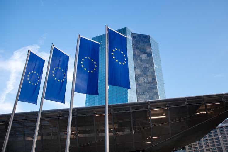 ECB keeps rates unchanged for fourth meeting; revises down inflation projections