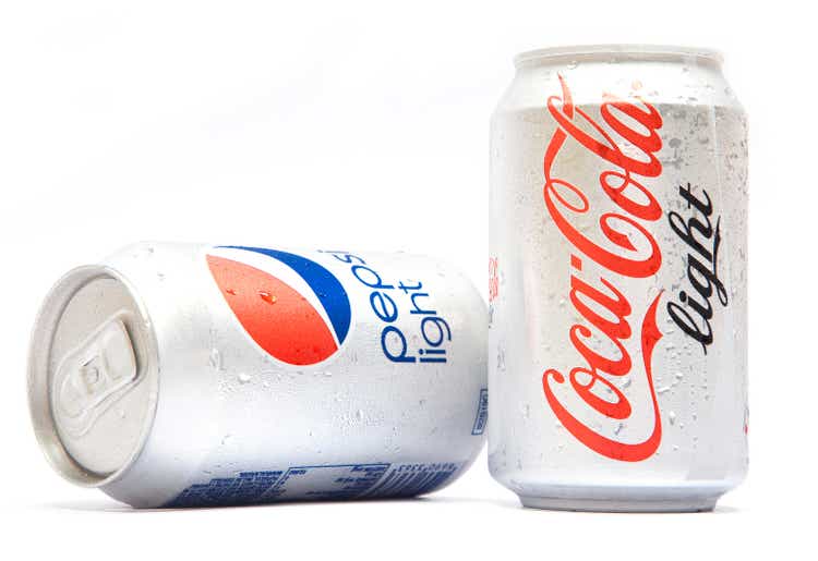 Pepsi leichte vs Coca Cola light