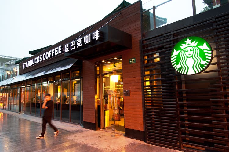 Starbucks Coffee Shop in Shanghai, China