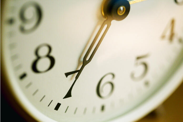 Alarm clock closeup