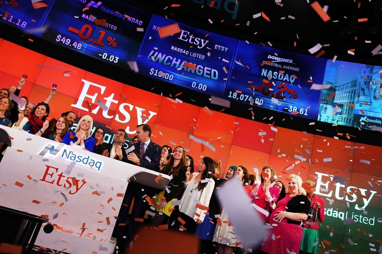 Online Marketplace Etsy, Inc. Debuts On Nasdaq Stock Exchange