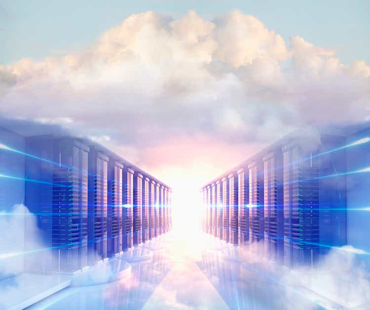 Clouds in server room