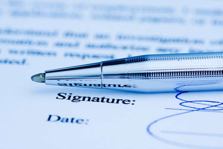 Signature on document.