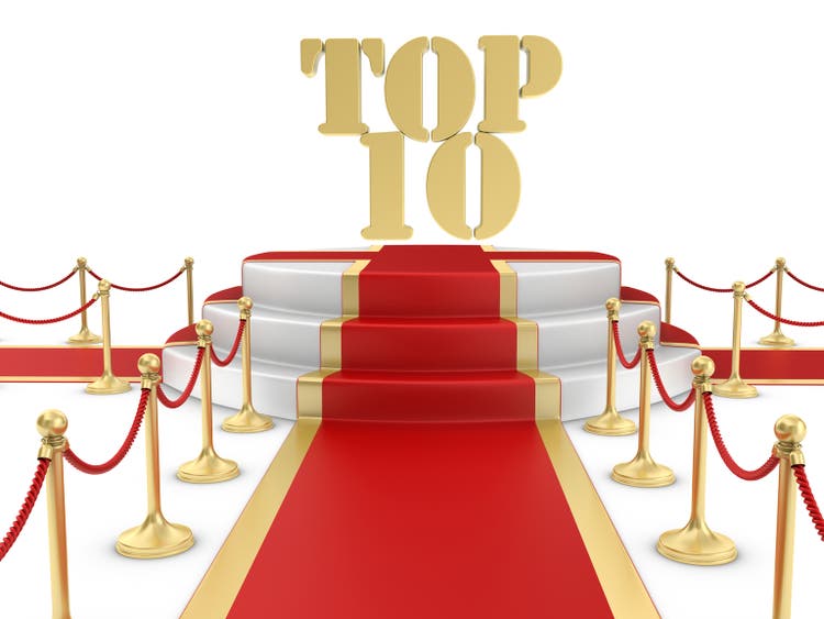 Red Carpet on the Stairs and TOP 10