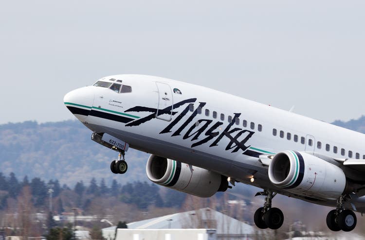 Alaska Airlines Portland.