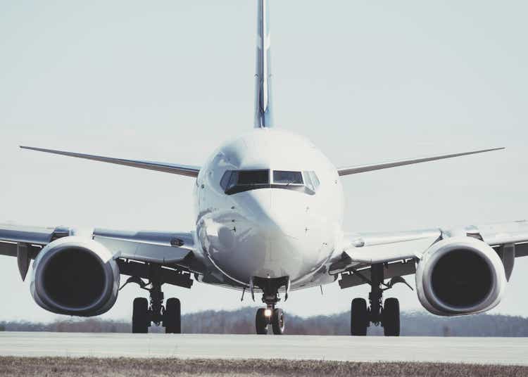 Taxiing Passenger Jet