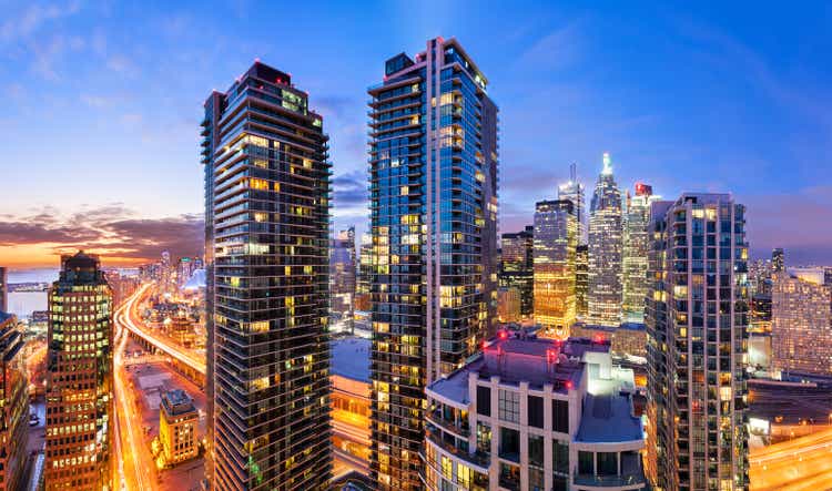 City Life Downtown Toronto Vibrant Cityscape Skyline