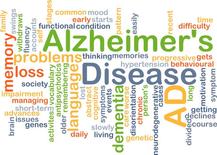 Alzheimer’s disease background concept