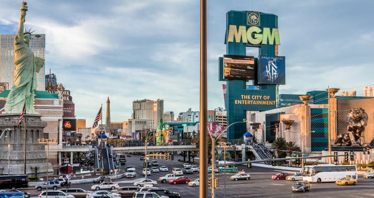 Las Vegas Strip, Intersection of Las Vegas Blvd & Tropicana