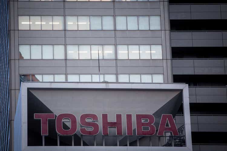 Views Of Toshiba Corporation Tokyo Headquarters Amid Accounting Scandal
