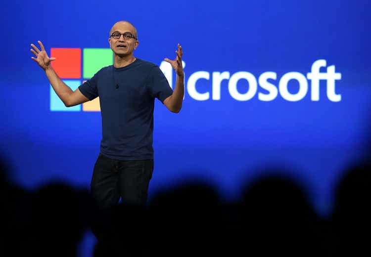 Satya Nadella Delivers Opening Keynote At Microsoft Build Conference