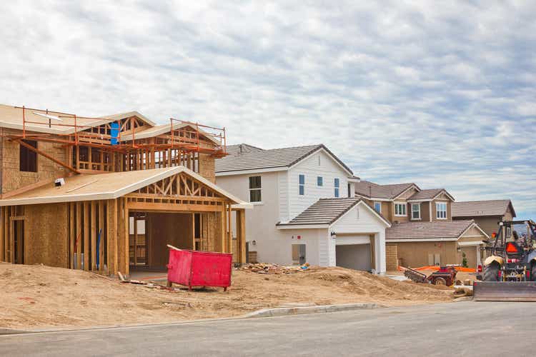 Construction Site of New Homes