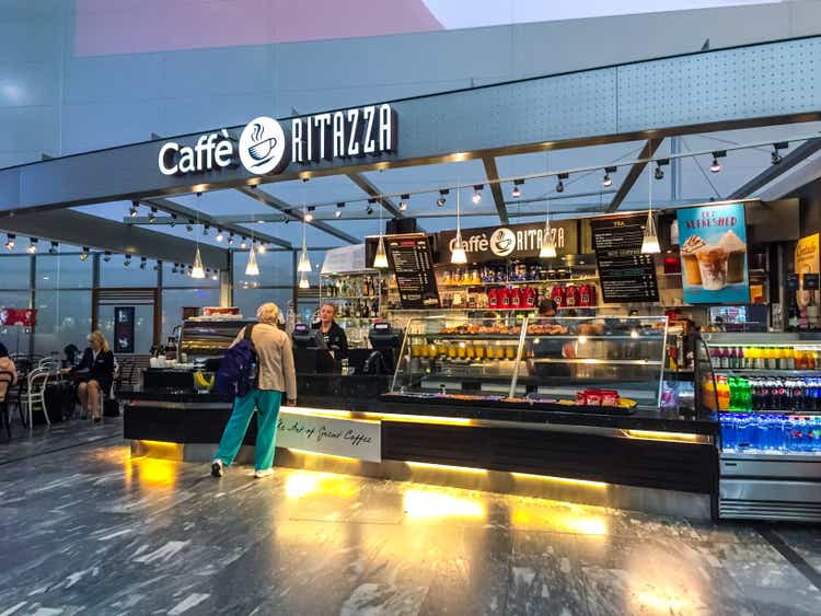 Ritazza cafe at Oslo Airport, Norway