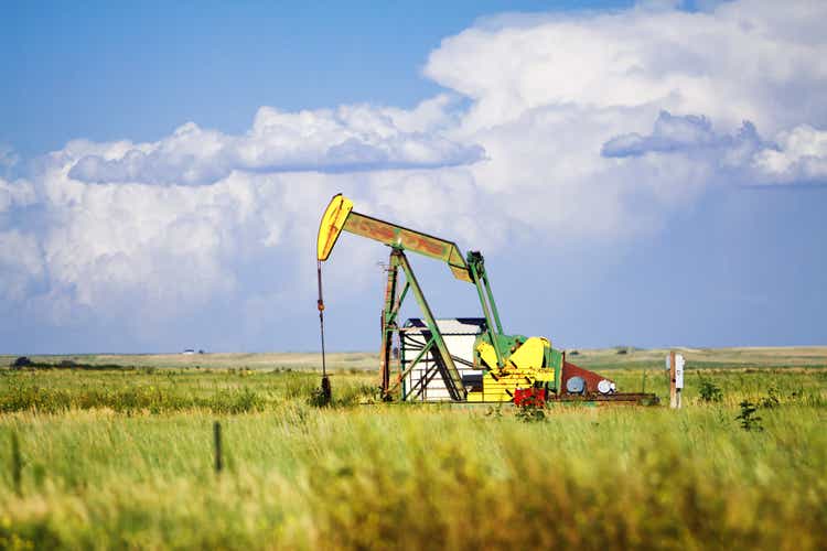 Fracking Oil Well