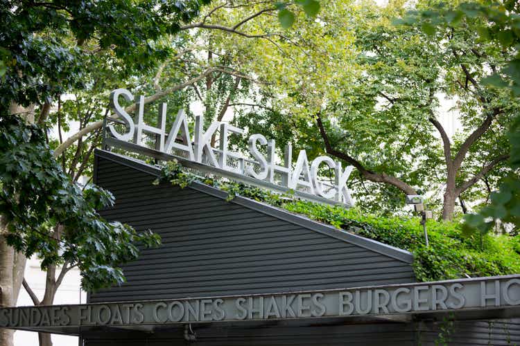 Shake Shack Hamburger Stand New York City