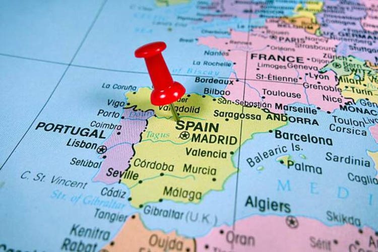 Spain map