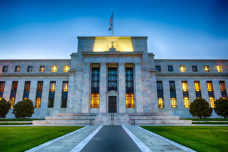 The Federal Reserve Building In Washington DC, USA