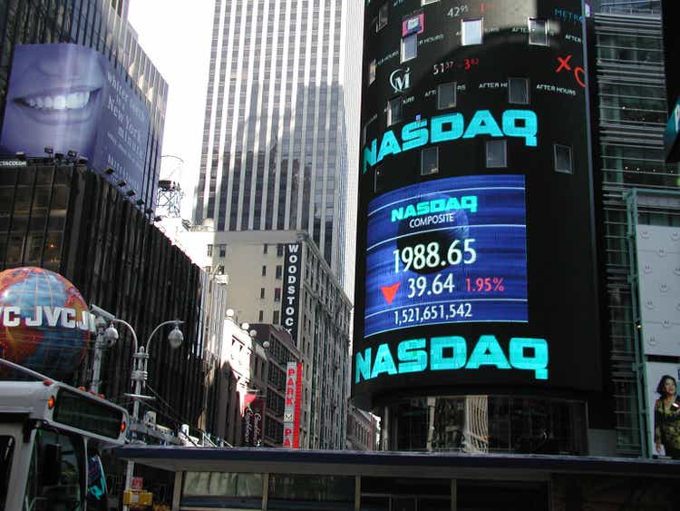 NASDAQ Marketsite Times Square NYC 2001